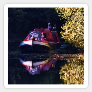 Anyone for coal on the oxford canal Sticker